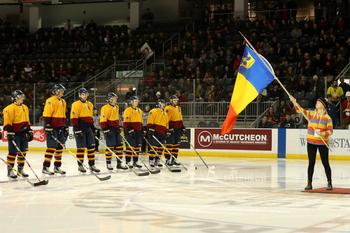 Hockey game